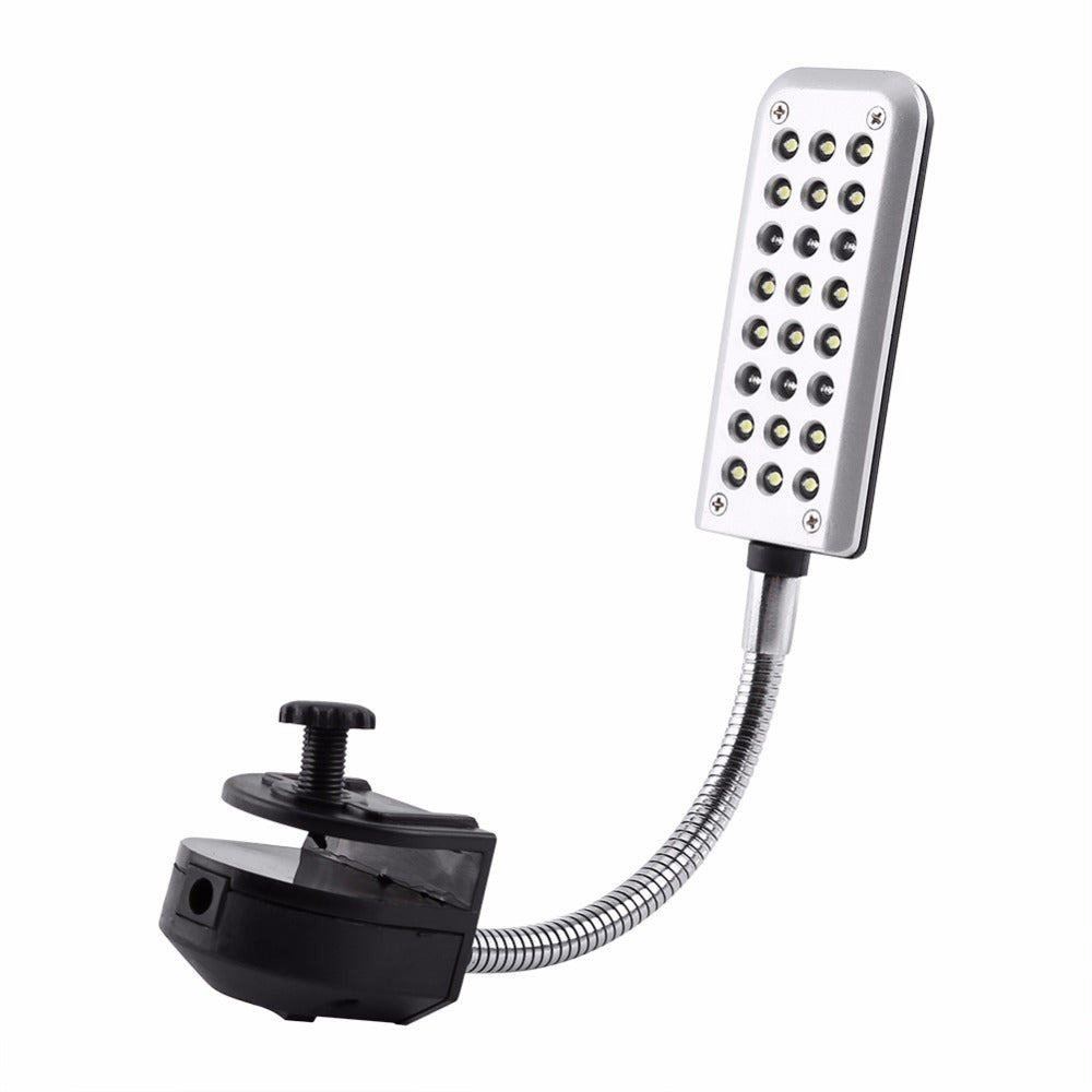 24 LED aquarium fish tank clip lights for coral reefs